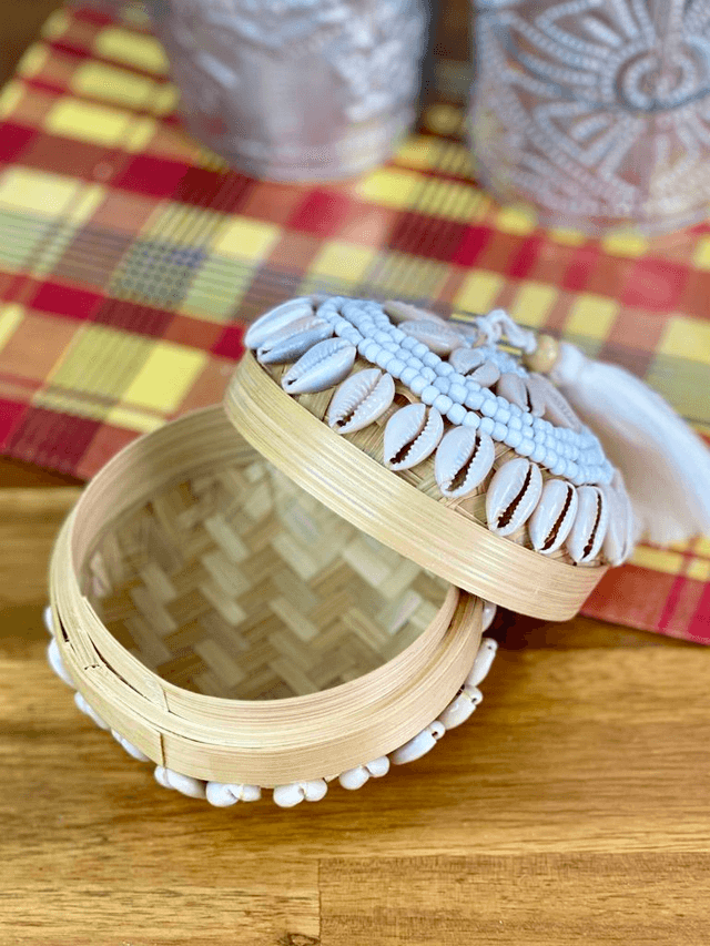 Boîte Ronde en Bambou - 10 cm