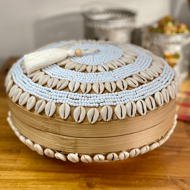 Boîte Ronde en Bambou - 20 cm